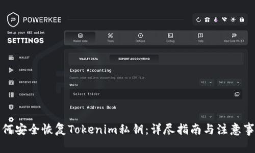 如何安全恢复Tokenim私钥：详尽指南与注意事项